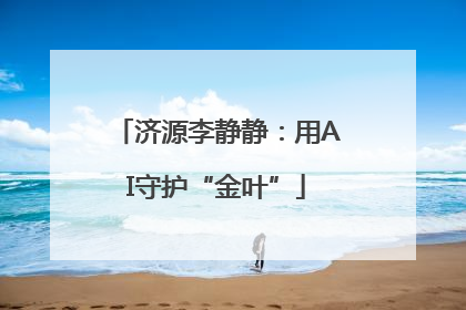 济源李静静：用AI守护“金叶”