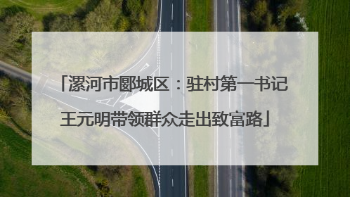 漯河市郾城区：驻村第一书记王元明带领群众走出致富路