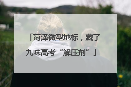 菏泽微型地标，藏了九味高考“解压剂”
