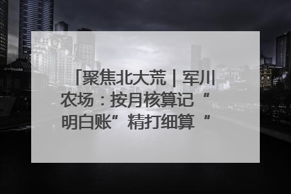 聚焦北大荒｜军川农场：按月核算记“明白账”精打细算“过紧日子”