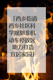 西乡街道西乡社区科学规划非机动车停放区 助力打造宜居家园