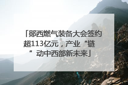 郧西燃气装备大会签约超113亿元,产业“链”动中西部新未来