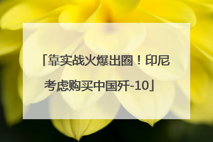 靠实战火爆出圈！印尼考虑购买中国歼-10