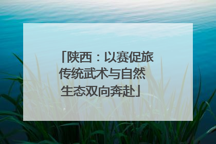 陕西：以赛促旅 传统武术与自然生态双向奔赴