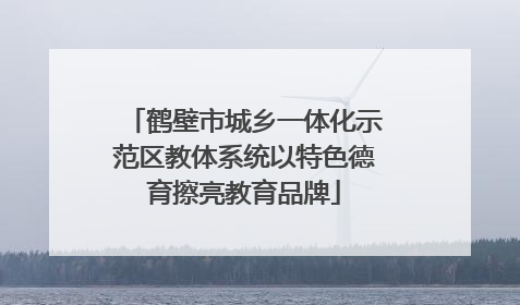 鹤壁市城乡一体化示范区教体系统以特色德育擦亮教育品牌