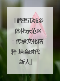 鹤壁市城乡一体化示范区：传承文化精粹 培育时代新人