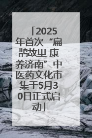 2025年首次“扁鹊故里 康养济南”中医药文化市集于5月30日正式启动