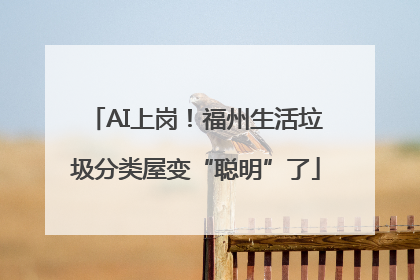 AI上岗！福州生活垃圾分类屋变“聪明”了